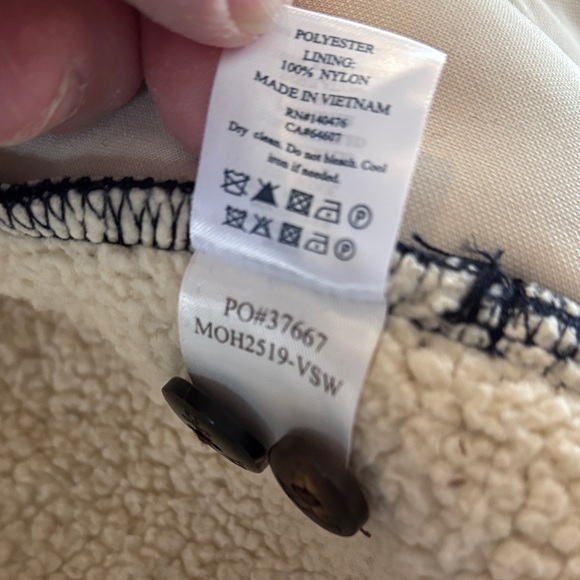 Faherty Men's Dark Blue Range Fleece Lined Shirt Jacket-L - Picture 9 of 13